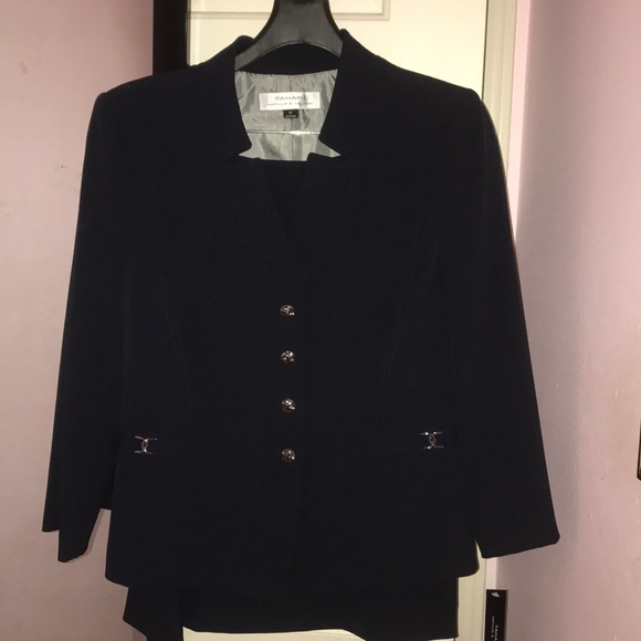 Tahari Other - Tahari Navy Skirt Suit
